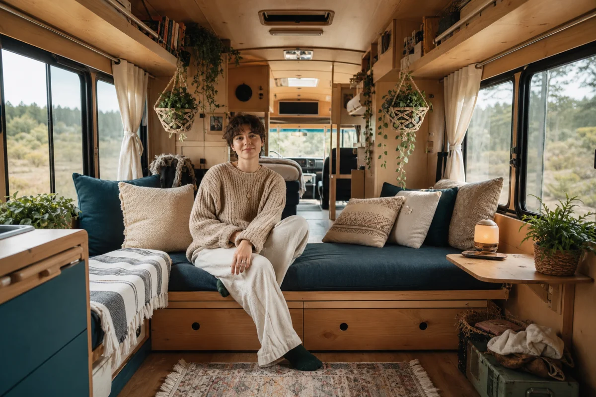 aménagement bus en camping car