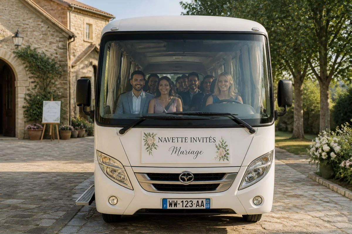 location navette mariage