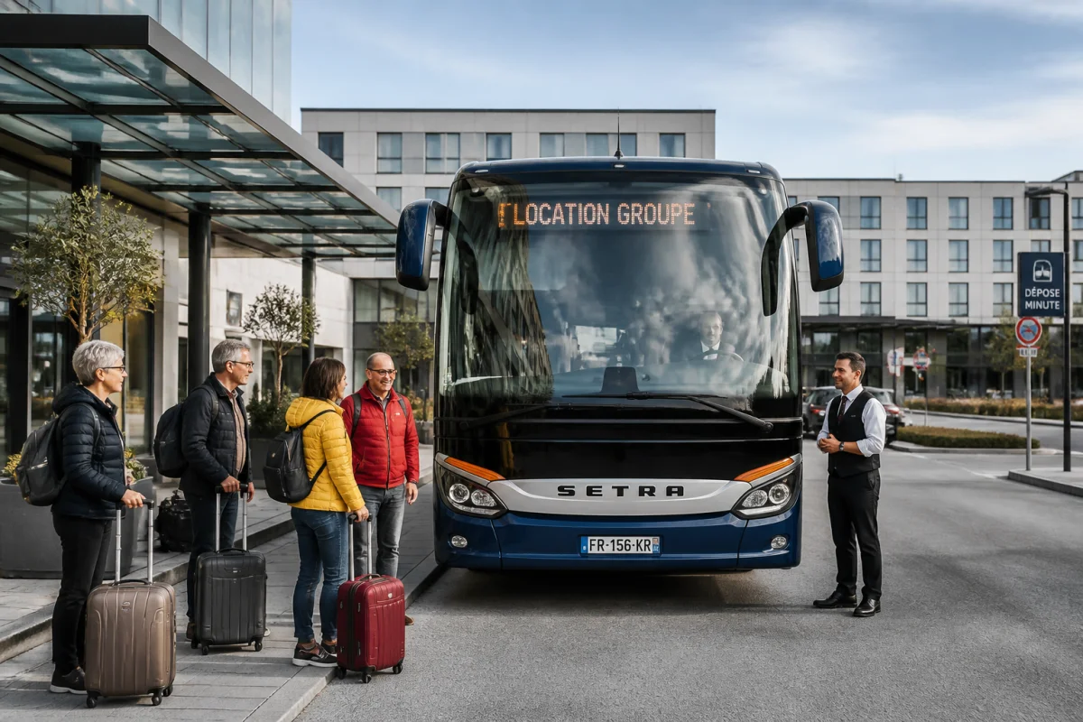 Prix location autocar avec chauffeur et budget de groupe