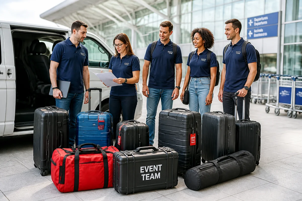 Préparer un déplacement d’équipe à l’aéroport